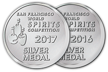 San Francisco World Spirits Competition - Silver - 2017 | 2016