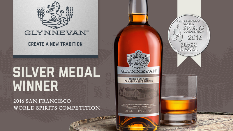 GLYNNEVAN Rye Whisky Wins Silver Medal at San Francisco World Spirits Competition